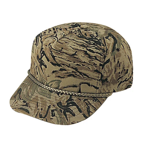 Nissun 5 Panel Camouflage Cap, Camo Hat - CSGT Green Tree Camo