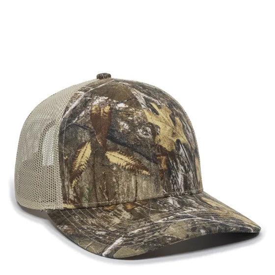 Outdoor Cap Modern Trucker Hat Realtree Edge/ Tan Snapback