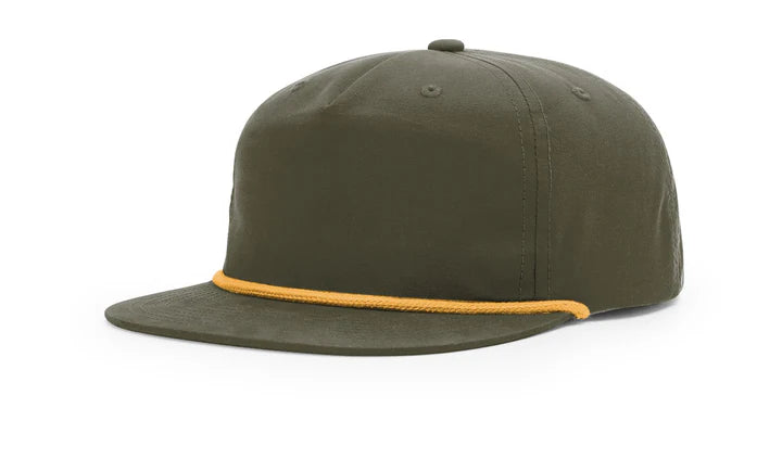 Richardson 256 - Grandpa, 5-Panel Premium Rope Cap, Snapback Loden Gold